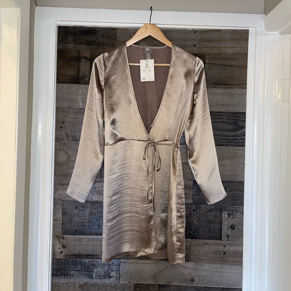 Silver Tie Dress